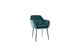 Svetainės baldai | S30 ŽALIA kėdė, minkštas foteliukas, pietų stalui, svetainei, valgomajam, virtuvei