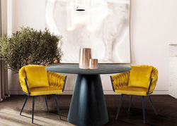 Svetainės baldai | LIGITA apvalus pietų stalas, stalas virtuvei, svetainei, valgomajam 