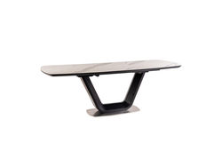 Svetainės baldai | ARNAS C modernaus stiliaus padidinamas pietų stalas, ištraukiamas stalas virtuvei, svetainei, valgomajam