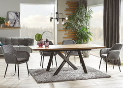 ANATOLIJUS skandinaviško stiliaus išplėčiamas stalas virtuvei, svetainei, valgomajam