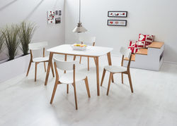 OSLO I skandinaviško stiliaus virtuvės stalas, pietų stalas svetainei, valgomojo kambariui