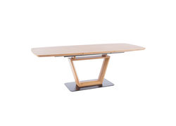 SANTA modernaus dizaino išplėčiamas stalas valgomajam, svetainei, virtuvei, pietų stalas