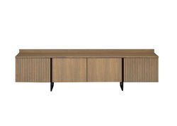Svetainės baldai | RAVELLO 1/4D2, GBF modernaus dizaino komoda su 4 durelėmis svetainei, valgomajam, biurui