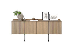 Svetainės baldai | RAVELLO 2/4D2, GBF svetainės komoda su 4 durelėmis, modernaus dizaino komoda miegamojo, valgomojo kambariui, biurui