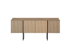 Svetainės baldai | RAVELLO 2/4D2, GBF svetainės komoda su 4 durelėmis, modernaus dizaino komoda miegamojo, valgomojo kambariui, biurui