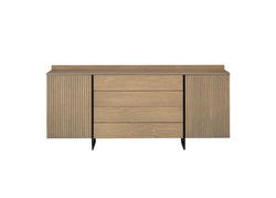 Svetainės baldai | RAVELLO 3/2D4ST, GBF modernaus dizaino komoda su 2 durimis ir 4 stalčiais svetainei, valgomajam, biurui