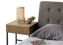 Miegamojo baldai | RAVELLO 2/1ST, GBF naktinis staliukas su stalčiumi, spintelė prie lovos miegamojo kambariui