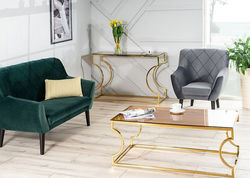 Svetainės baldai | KENAS C modernaus dizaino konsolė, stalas-konsolė svetainei, miegamojo kambariui, biurui