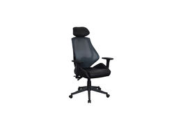 KU40-6 JUODA ergonomiška biuro kėdė, reguliuojamo aukščio kėdė vaikų, jaunuolio kambariui