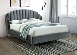 KAROLINA160 modernaus dizaino dvigulė miegamojo kambario lova 