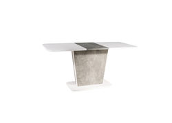 Svetainės baldai | KRISAS BETONAS pietų stalas su praplėtimu, prailginamas stalas virtuvei, svetainei, valgomajam