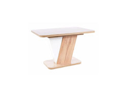 KROKUVA modernaus dizaino ištraukiamas virtuvės stalas, praplėčiamas stalas svetainei, valgomojo kambariui