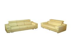 PALERMO minkštų baldų kolekcija: pufas, fotelis, dvivietė sofa, trivietė sofa