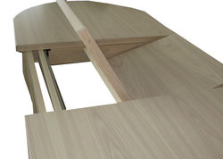 ELDA14 klasikinio stiliaus virtuvės stalas, ištraukiamas pietų stalas svetainei, valgomajam