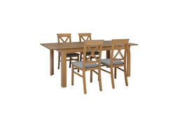BRESTAS16 padidinamas stalas, prailginamas pietų stalas virtuvei, svetainei, valgomajam