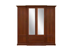 LILIS19 plati klasikinė spinta varstomom durim su veidrodžiais miegamajam, prieškambariui
