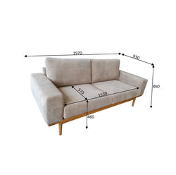 ARE31 minkšta nemiegama sofa svetainei, valgomajam, vaikų kambariui, biurui, 197 x 93 x 86 cm