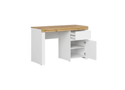 HOLLY1 WOTAN/BALTA modernus rašomasis stalas vaikų, jaunuolio kambariui, darbo, biuro stalas
