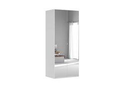 FELIX142 rūbų spinta varstomom durim su veidrodžiu miegamajam, svetainei, prieškambariui, vaikų kambariui, biurui