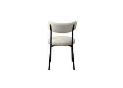 GIMLY BALTA moderni, skandinaviško stiliaus minkšta kėdė svetainei, virtuvei, valgomajam, pietų stalui