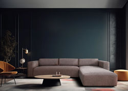 MARY, GRAFŲ BALDAI modernūs minkšti svetainės baldai: fotelis, sofa, minkštas kampas