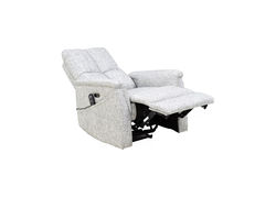 NELLA M II PILKA fotelis reglaineris su masažo funkcija svetainei, valgomajam, miegamojo kambariui