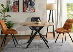 CARLO VARDO GRAFITAS minkšta modernaus stiliaus kėdė svetainei, valgomajam, virtuvei, pietų stalui