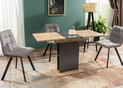 EMILY BJORN PILKA minkšta modernaus stiliaus kėdė svetainei, valgomajam, virtuvei